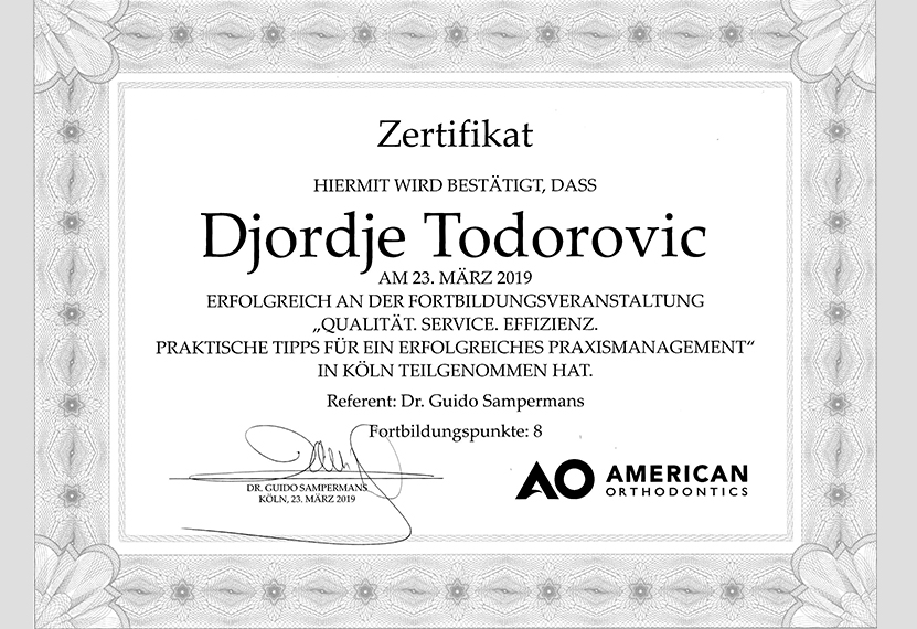 Qualität Service Effizienz